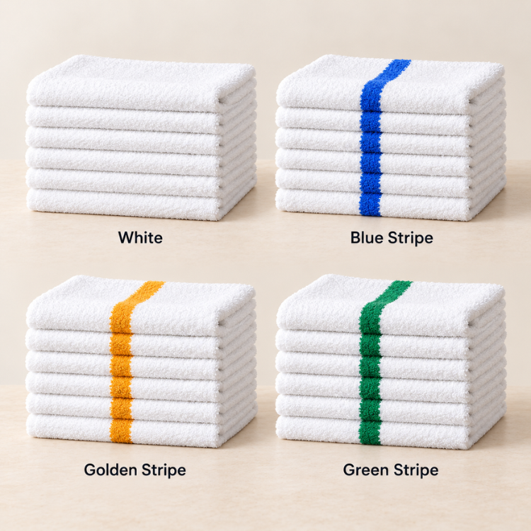 Pacific Linens 16×19 Bar Mop Towels, 12-Pack – 100% Cotton Terry, 30 oz/Dozen 5 commercial kitchen cleaning towels