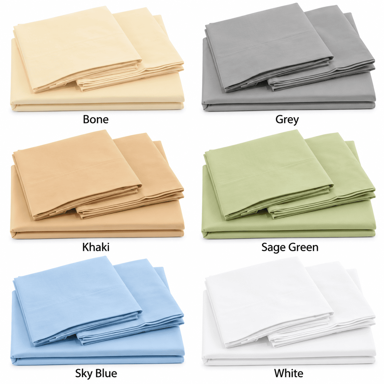 Pacific Linens 300 TC Poly-Cotton Percale 4-Piece Bed Sheet Set – Deep Pocket up to 16" 7 300 thread count poly cotton deep pocket sheet set