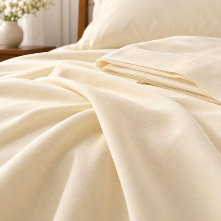 Pacific Linens 300 TC Poly-Cotton Percale 4-Piece Bed Sheet Set – Deep Pocket up to 16" 4 deep pocket sheet set 16 inch