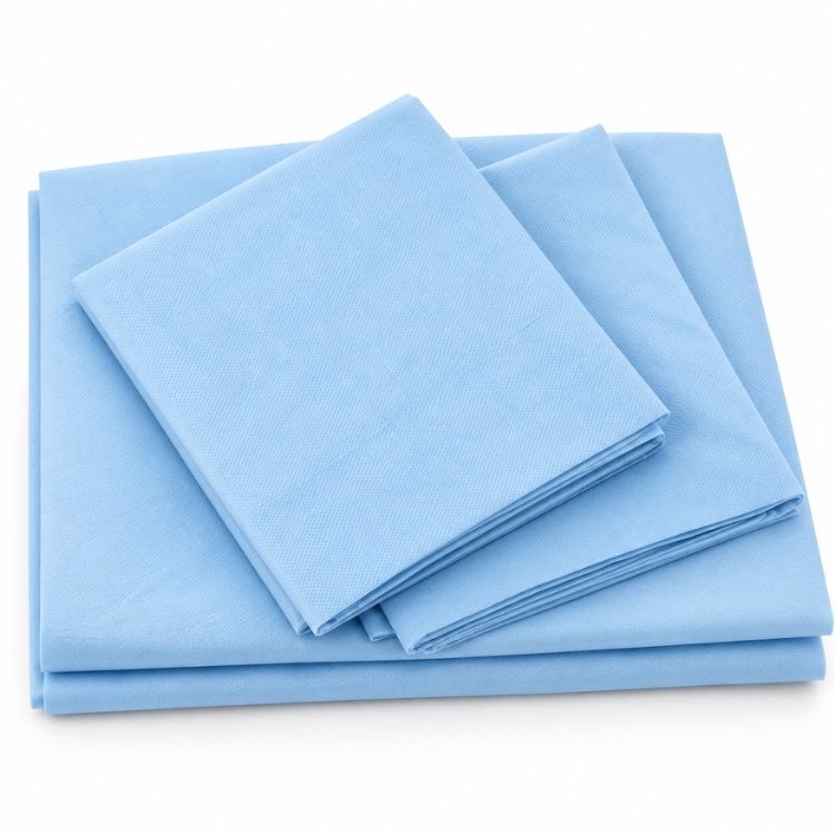Pacific Linens 500 TC 100% Cotton Satin Sheet Set – Deep Pocket Luxury Bedding 4 cotton satin sheet set
