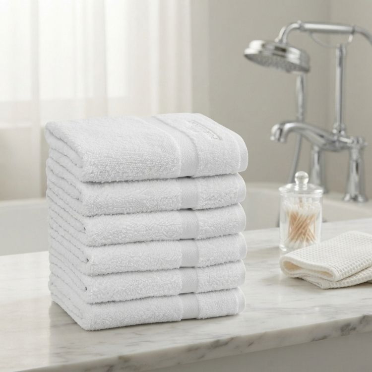 Pacific Linens 22×44 Hotel Bath Towels, 12-Pack – 100% Cotton, 6 lb/Dozen Commercial Towels 6 24x48 white hotel bath towels 100 cotton 8 lb dozen Pacific Linens