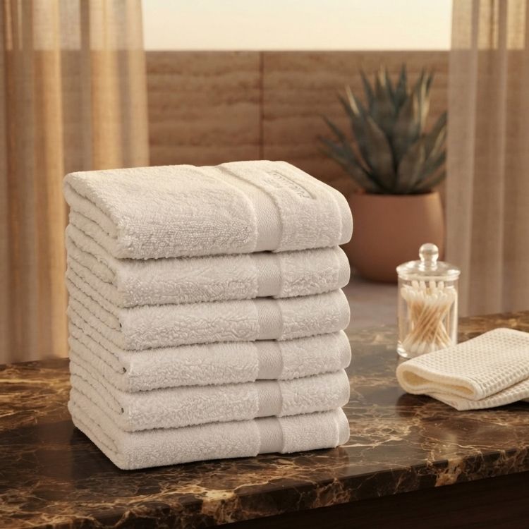 Pacific Linens 24×48 White Hotel Bath Towels, 12-Pack – 100% Cotton, 8 lb/Dozen 4 100 cotton hotel towels