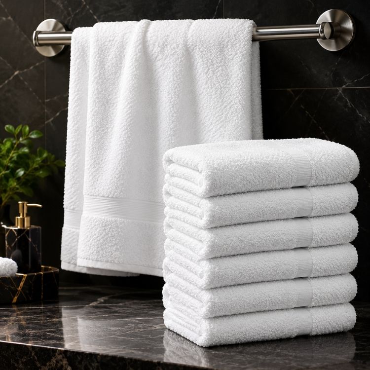 Pacific Linens 24×50 White Hotel Bath Towels, 12-Pack – 100% Cotton, 10 lb/Dozen 6 24x50 hotel bath towels
