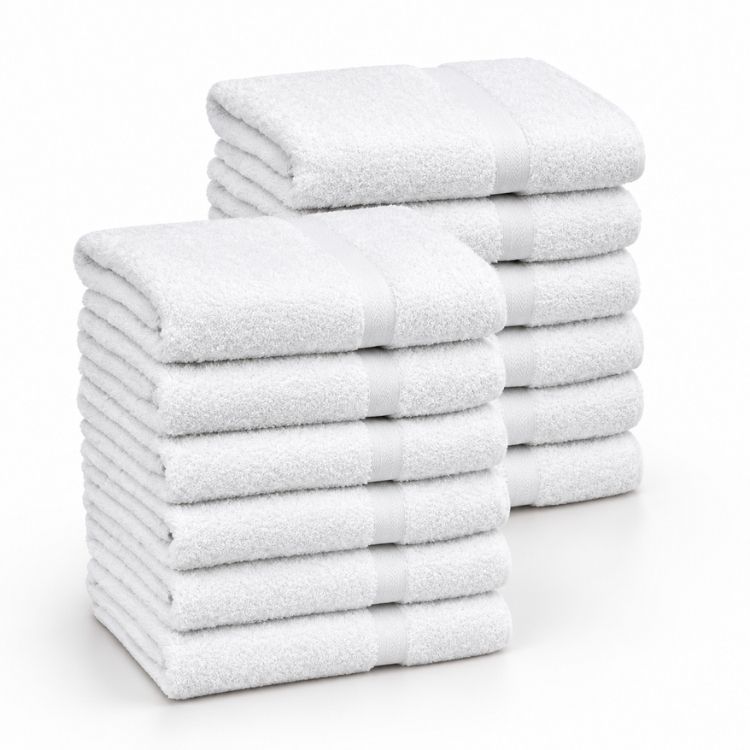 Pacific Linens 24×50 White Hotel Bath Towels, 12-Pack – 100% Cotton, 10 lb/Dozen 5 24x50 hotel bath towels